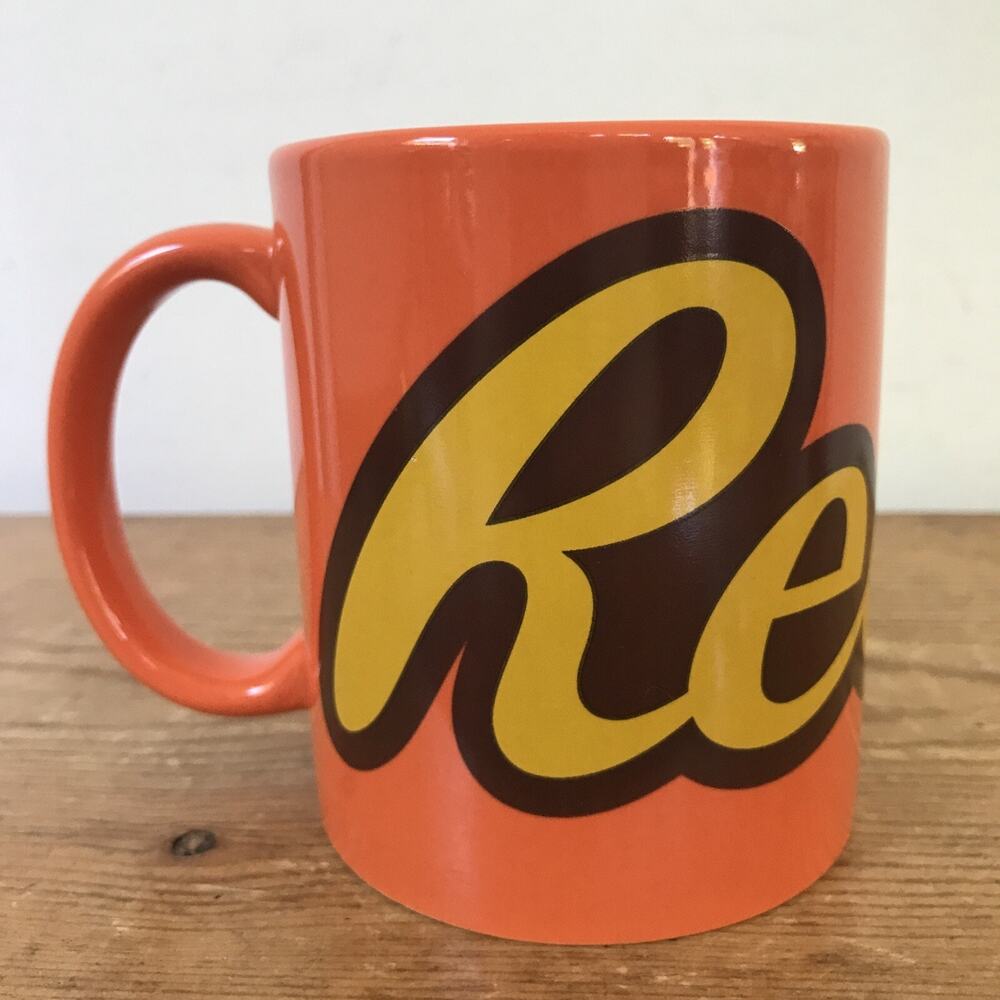 Galerie Reeses Pieces Peanut Butter Cups Classic Orange Souvenir Coffee Mug